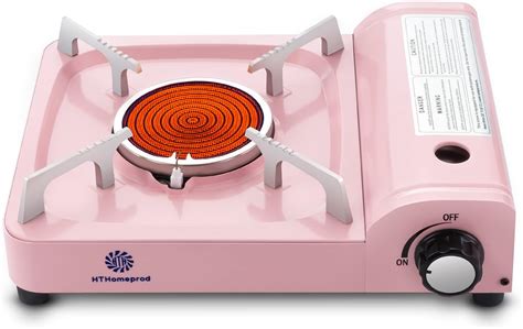 light pink portable gas stove